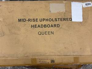 Mid-Rise Upholstered Queen Headboard
