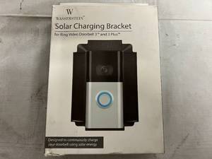 Wasserstein Solar Charging Bracket for Ring Doorbell 3 and 3 Plus