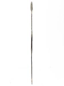 lot 75 image: Old Vintage Wrought Iron & Wood Spear #3