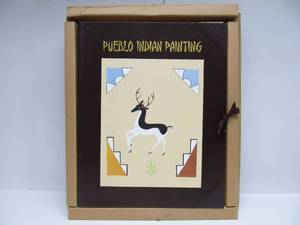 lot 116 image: Mint Condition LARGE 1979 Hardcover PUEBLO Indian Paintings Art Book by Bell Editions