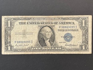1935 F $1 Dollar Silver Certificate