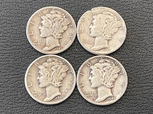 Mercury Silver Dimes