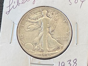 1938 Walking Liberty Half Dollar