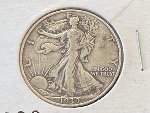 1939 Walking Liberty Half Dollar