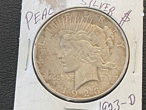 1923-D Peace Dollar