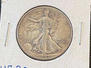 1941-D Walking Liberty Half Dollar