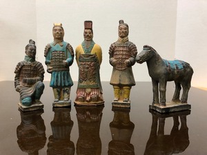Vintage Set of Terracotta Figures