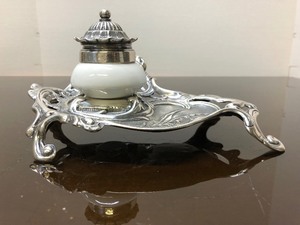 BEAUTIFUL Art Nouveau Inkwell