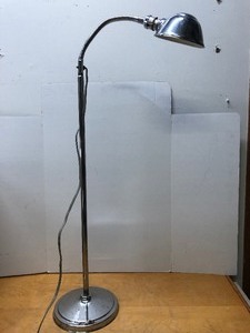 Mid Century Gooseneck Medical Exam Floor Lamp