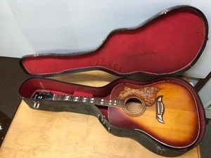 Vintage NORMA 6 String Acoustic Guitar in Case