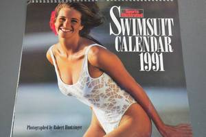 lot 104 image: Sports Illustrated 1991 Swimsuit Calendar