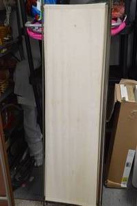 lot 115 image: Metal Frame Fabric Room Divider