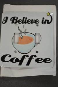 lot 130 image: Lot of Decorative Coffee Light Switch Cover and Office Equipment
