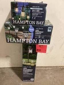Lot of Assorted Outdoor Lighting Various Models and Conditions Customer Returns See Pictures
