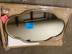 StyleWell Medium Ornate Gold Classic Accent Mirror (37 in. H x 21 in. W) Customer Returns See Pictures