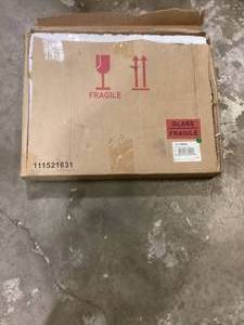 Caskill 24 in. x 18 in. MidCentury Arch Silver Framed Decorative Wall Mirror by Kate and Laurel   Customer Returns See Pictures
