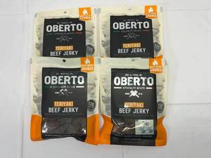 II. 4x 3.25oz Obertoo Beef Jerky-Teriyaki