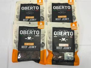II. 4x 3.25oz Obertoo Beef Jerky-Teriyaki