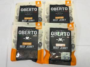 II. 4x 3.25oz Obertoo Beef Jerky-Teriyaki