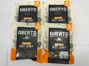 II. 4x 3.25oz Obertoo Beef Jerky-Teriyaki