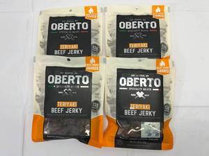 II. 4x 3.25oz Obertoo Beef Jerky-Teriyaki