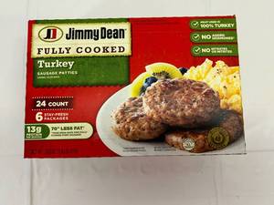 A. 24ct Jimmy Dean Turkey Sausage Patties