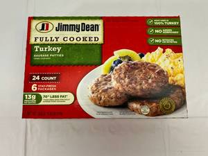 A. 24ct Jimmy Dean Turkey Sausage Patties