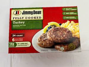 A. 24ct Jimmy Dean Turkey Sausage Patties