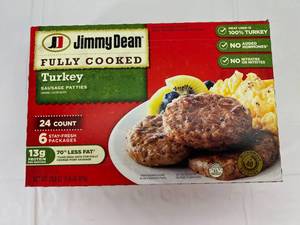 A. 24ct Jimmy Dean Turkey Sausage Patties