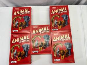 JJ. 5x 13oz Bentons Animal Crackers