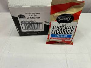 1x 84oz bags DarrellLea Soft Australian Licorice-Sugar Free