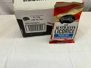 1x 84oz bags DarrellLea Soft Australian Licorice-Sugar Free