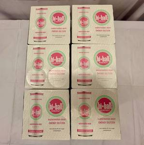 6x 4-12oz Hi Ball Energy Seltzer-Watermelon Mint
