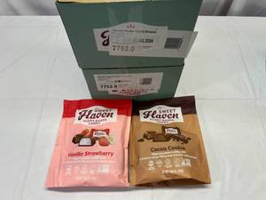 KK. 12x 3.8oz Sweet Haven Plant Based Candy Cocoa Cookie Truffles & Strawberry Vanilla(individually Wrapped)