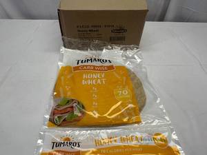 JJ. 6x 8 Honey Wheat Carb Wise Wraps