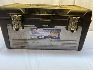 Keter 20 Metal Tool Box-with contents