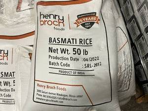 50lb Bag Basmati Rice