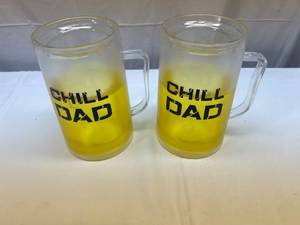 2x 12.8oz Chill Dad Freezer Mugs
