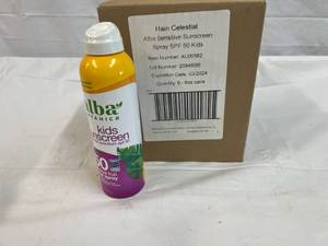 6x Alba Hawaiian Sunscreen Spray 50 SPF