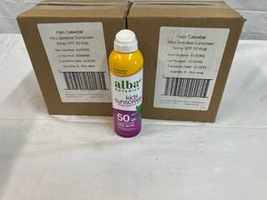 6x Alba Hawaiian Sunscreen Spray 50 SPF