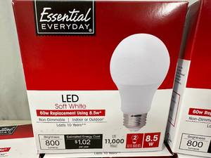 12 New LED Light Bulbs