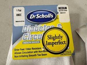 5 New Pair of Dr Scholls Diabetic and Circulatory Socks