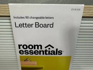 New Message Board with Letters