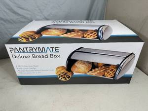 New Deluxe Metal Bread Box