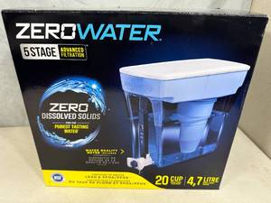 New Zerowater 20 Cup Water Dispenser with 5 Stage Filtration and Quality Meter