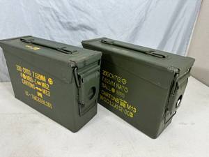 2 New 30 Cal. US Military Ammo Cans