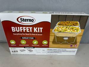 New Sterno 2 Pan Buffet Kit