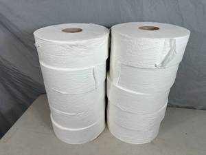 10 New Commercial Size Rolls of Toilet Paper