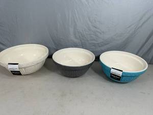 3 New Mason Cash Mixing Bowl