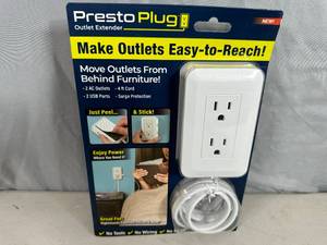 New Presto Plug Outlet Extender